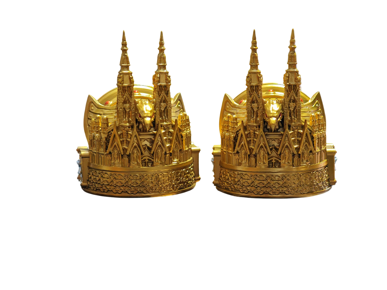 Warhammer 40K Imperial Fists Rogal Dorn Shoulder Pad Upgrade Kit | Hand-Painted Custom | for JOYTOY 1/18 & McFarlane 7" | Devcon’s Studio