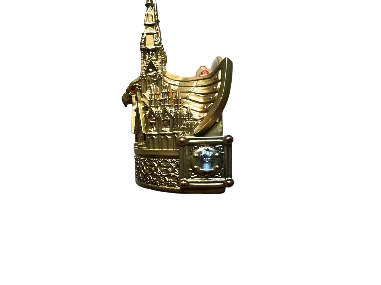 Warhammer 40K Imperial Fists Rogal Dorn Shoulder Pad Upgrade Kit | Hand-Painted Custom | for JOYTOY 1/18 & McFarlane 7" | Devcon’s Studio