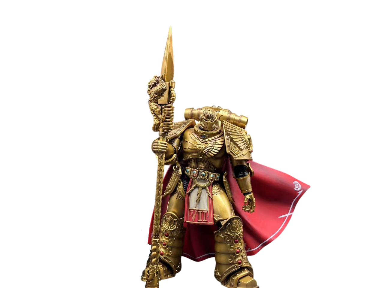 Warhammer 40K Space Wolves Spear of Russ | Hand-Painted Custom | Weapon Accessories for JOYTOY 1/18 & McFarlane 7" | Devcon's Studio