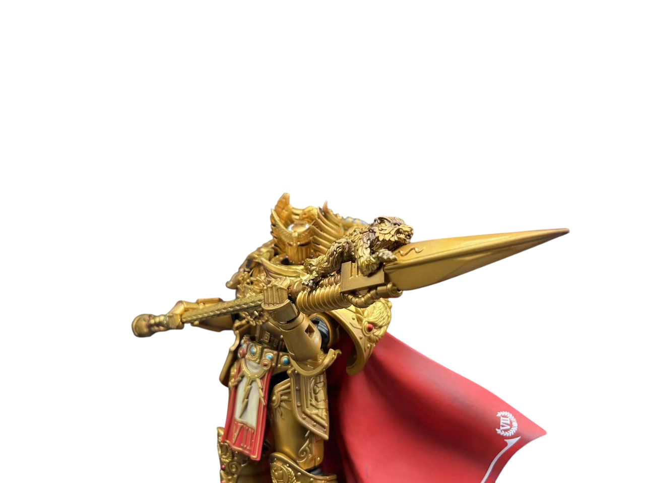 Warhammer 40K Space Wolves Spear of Russ | Hand-Painted Custom | Weapon Accessories for JOYTOY 1/18 & McFarlane 7" | Devcon's Studio